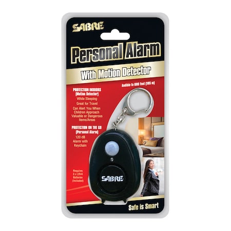 Sabre Sabre Black Plastic Personal Security Alarm PA-MDM-BK